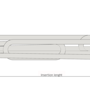 BACKER IMMERSION HEATERS FOR OIL HEATING WITH ELEMENT TUBES IN ACIDPROOF STAINLESS STEEL