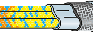 Self-regulating heating cable