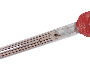 Over the side immersion heaters With glass tube